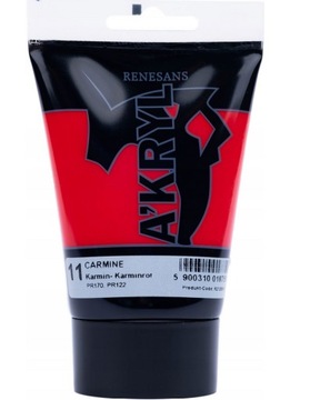 RENESANS A'KRYL Farba akrylowa 100 ml 11-Karmin