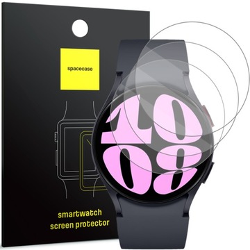 3X SZKŁO HARTOWANE 2.5D SPACECASE SZYBKA DO GALAXY WATCH 4/5/6/7/FE 40MM