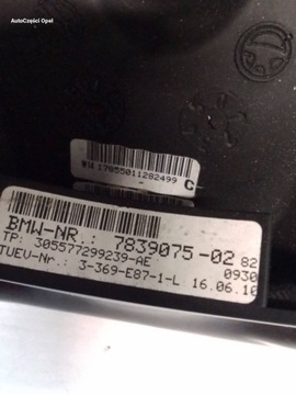 BMW 1 E82 E88 VOLANT KŮŽE MULTIFUNKČNÍ M-PAKET 7839075