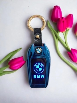 ЭЛЕГАНТНЫЙ БРЕЛОК ДЛЯ КЛЮЧА BMW GLOW LIGHTER ЧЕХОЛ С ЛОГОТИПОМ И СВЕТОДИОДНОЙ СВЕТОДИОДНОЙ ЗАЖИГАЛКОЙ