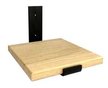 СОВРЕМЕННАЯ НАСТЕННАЯ ПОДСТАВКА ДЛЯ ЦВЕТОВ LOFT НАСТЕННАЯ ПОЛКА ДЕРЕВЯННАЯ ДУБОВАЯ ОСНОВА 20x20