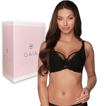 Biustonosz półusztywniany Gaia 931 Vero czar 2 70G