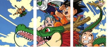 3x OBRAZ NA ŚCIANĘ DRAGON BALL POSTACIE 30x40