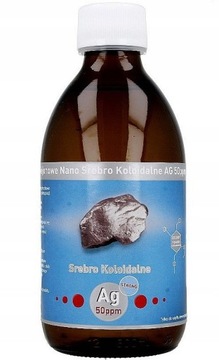 Niejonowe NANO SREBRO KOLOIDALNE STRONG AG50ppm