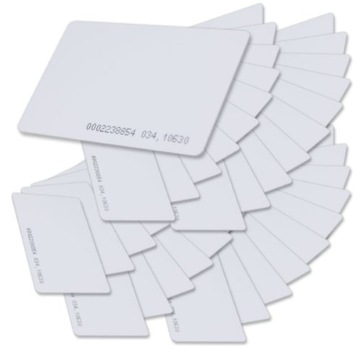 100szt Karta zbliżeniowa RFID 125kHz UNIQUE EM4100