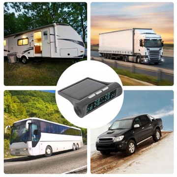 6-СЕНСОРНАЯ СИСТЕМА КОНТРОЛЯ ДАВЛЕНИЯ В ШИНАХ SOLAR LCD TPMS