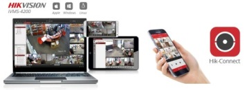 HIKVISION 4Mpx НАРУЖНАЯ IP-КАМЕРА POE МОНИТОРИНГ