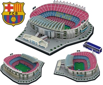 PUZZLE 3D DUŻY STADION FC BARCELONA CAMP NOU PRZESTRZENNE ZRĘCZNOŚCIOWE