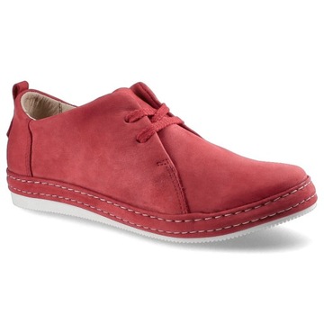 Obuwie Półbuty Sznurowane buty Waldläufer Waldl\u00e4ufer Sznurowane buty czerwony W stylu casual 
