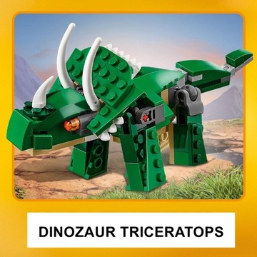 LEGO CREATOR 31058 POTĘŻNE DINOZAURY T-REX ZABAWKA DLA CHŁOPCA NA PREZENT