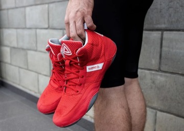 La Sport Buty Zapaśnicze, boks, krav maga Czerwone 43