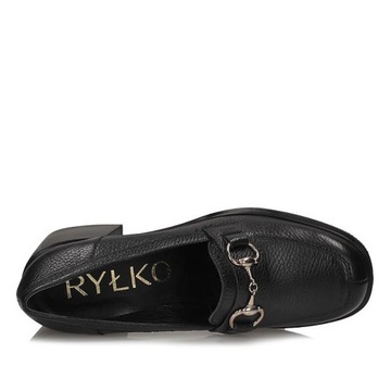 Кожаные туфли на каблуке Ryłko 6XR31_B__UW9F черный