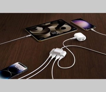 Belkin - Rozdzielacz mocy, adapter USB-C PD 30W do USB-C / USB-A, kabel 2 m