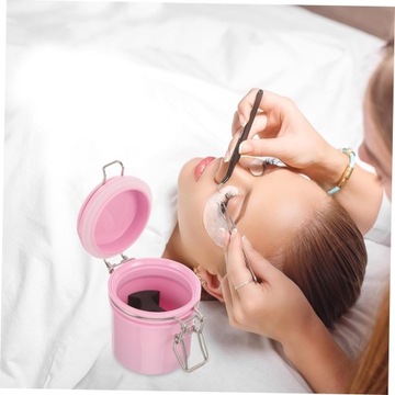 2 шт., банка с уплотнением для клея, контейнер для клея для ресниц, контейнер для клея