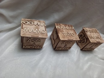 деревянная взрывающаяся коробка, спасибо родителям