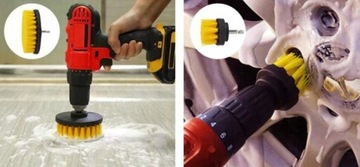 SZCZOTKI CZYSZCZĄCE SPRZĄTAJĄCE NA WIERTARKĘ WKRĘTARKĘ WIELOZADANIOWE