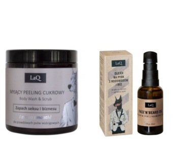 LAQ DOBERMAN ZESTAW PEELING 200ml + OLEJEK 30ml
