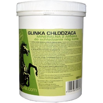Glinka chłodząca mineralna z arniką dla konia Hippika 1kg