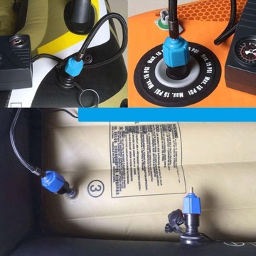 ADAPTER PONTONU POMPKI DLA SUP DESKA SURFINGOWA Z 4 DYSZE POWIETRZNE
