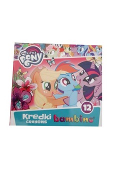 Kredki świecowe Bambino 12 szt my LITTLE PONY