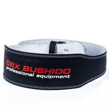 КОЖАНЫЙ РЕМЕНЬ ДЛЯ ТРЕНАЖЕРНОГО ЗАЛА С ДВОЙНОЙ ПРЯЖКОЙ DBX BUSHIDO L