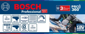 18 В 215 Нм GDR 18V-215 BOSCH АКТУАТОР + L-BOXX