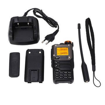 2-полосное радио UHF VHF AM FM 200 каналов 4 Вт 1600 мАч перезаряжаемый HC