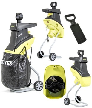 ЭЛЕКТРИЧЕСКИЙ ИЗМЕЛЬЧИТЕЛЬ ВЕТКИ ИЗМЕЛЬЧИТЕЛЬ TURBO XXL PREMIUM 45 ММ КОРЗИНА