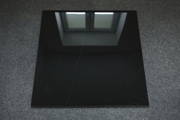 PŁYTKI gres czarny marmur PULPIS BLACK 80x80 poler