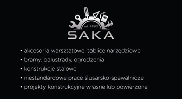 БОЛЬШАЯ ПОЛКА ДЛЯ ИНСТРУМЕНТОВ, ЧЕРНАЯ 45 Х 17 СМ