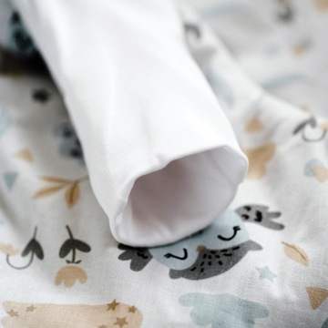 УТЕПЛЕННЫЙ СПАЛЬНЫЙ МЕШОК С НОСАМИ 2,5 TOG, ХЛОПОК, Размер S BabyU