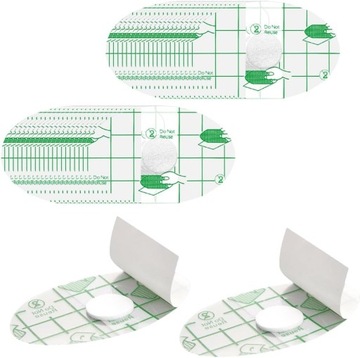 WODOODPORNE NAUSZNIKI Z MATERIAŁU PU. PIELĘGNACJA DZIECKA 40SZT