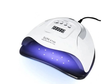 LAMPA DO PAZNOKCI UV LED 220W DO HYBRYD ŻELI MOCNA HYBRYDY SUN X7 MAX LCD