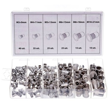 NITONAKRĘTKI ALUMINIOWE M3 M4 M5 M6 M8 M10 TA4095
