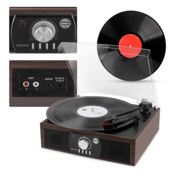 Gramofon Fenton bluetooth AUX USB konwersja