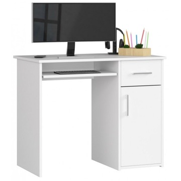 Biurko 90cm Biały Mat PINOKIO AC