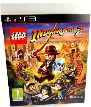 PS3 LEGO INDIANA JONES 2 DRUGA CZĘŚĆ - SUPER PLATFORMÓWKA DLA DZIECI !
