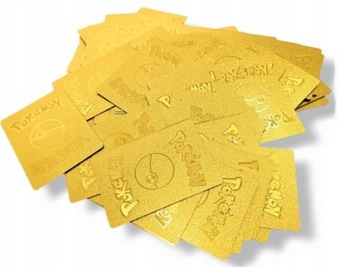 Набор из 100 золотых карточек с покемонами. Легендарные карты Чаризарда V-MAX GX.