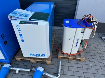 ВИНТОВОЙ КОМПРЕССОР ALUP 45 кВт 8,07 м3/мин 8 бар осушитель воздуха бак 4000 л ATLAS