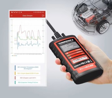 ПОЛНЫЙ ДИАГНОСТИЧЕСКИЙ ТЕСТЕР THINKDIAG 2 THINKCAR OBD2 2024 ПОЛЬСКИЙ CAN-FD