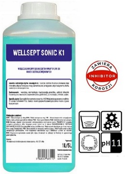 SONIC płyn koncentrat do myjki ultradźwiękowej 1l