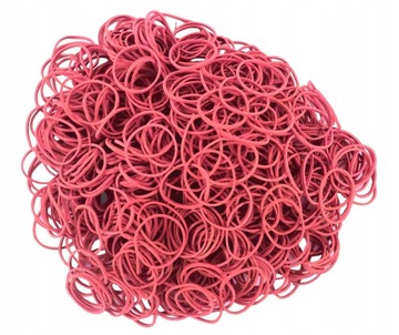 GUMKI RECEPTURKI 1 KG Mocne Rozmiar 50 mm Czerwone