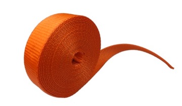 Ремень Лента полиэфирная Ширина 25мм 1Т Оранжевый