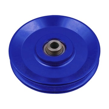 Koło pasowe łożyska Odporne na zużycie liny do kół Gym Universal Fitness 110mm Niebieski