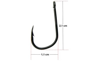Крючок Набор крючков ISEAMA с ушком № 2.