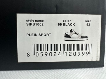 Buty Plein Sport SIPS 1002 r. 43 Czarne