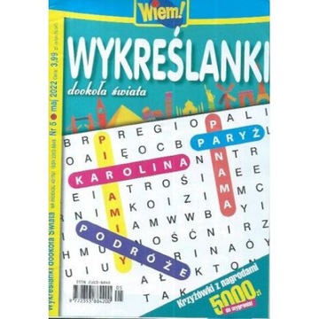 Wykreślanki dookoła Świata Wiem! Nr 5/2022
