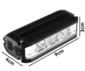 ПЕРЕДНЯЯ ФОНАРЬ ДЛЯ ВЕЛОСИПЕДА НА РУЛЕ СВЕТОДИОДНОЕ ОСВЕЩЕНИЕ USB АККУМУЛЯТОР 900LM