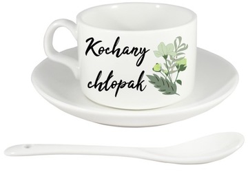 Filiżanka prezent dla chłopaka, kochany chłopak + imię, 1