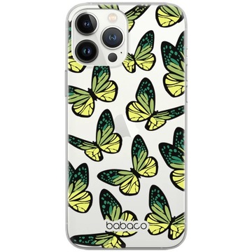 Etui do OPPO A53 / A53S Motyle 002 Babaco Nadruk częściowy Zielony